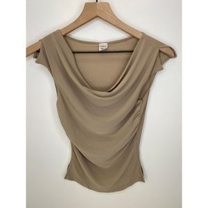 Ido Women's Mini Dress Tan Size Small